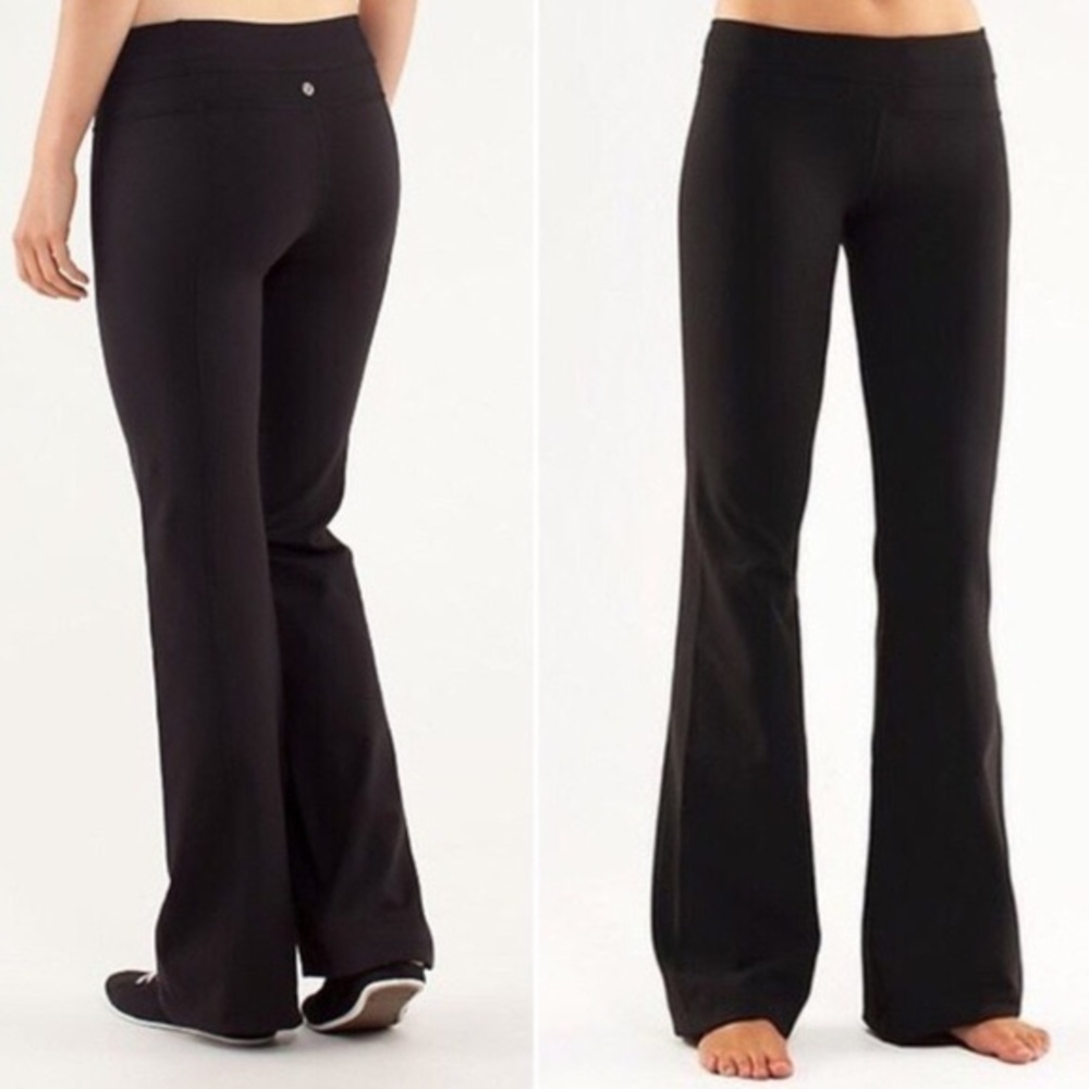 Lululemon all black yoga pants